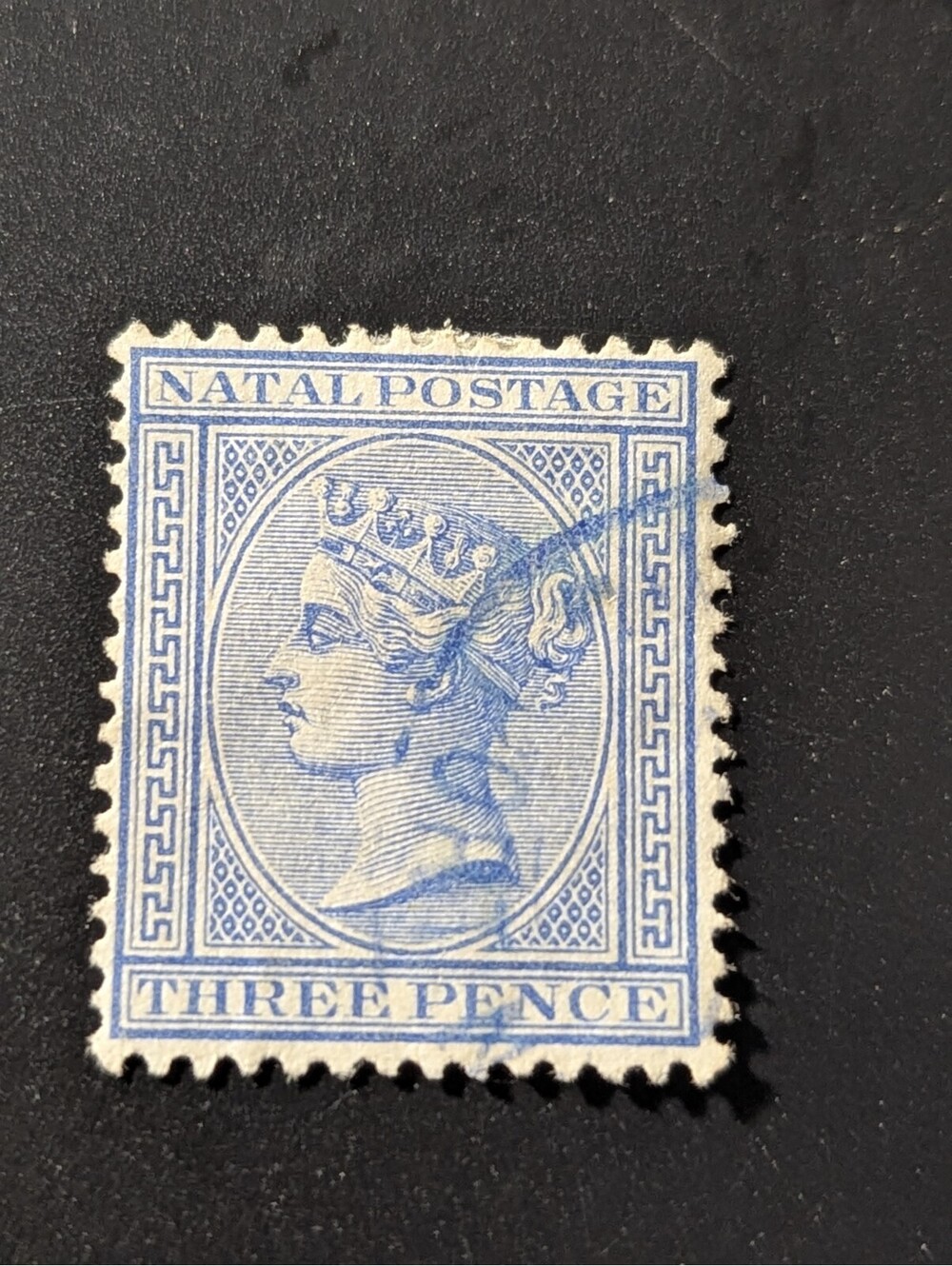 NATAL 68 USED - NO FAULTS VERY FINE! -blue Cancel